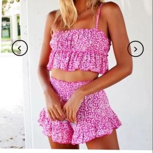 Isabelles Cabinet Pink matching set